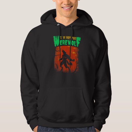 Ich bin nicht der Werwolf Hoodie (Vorderseite)