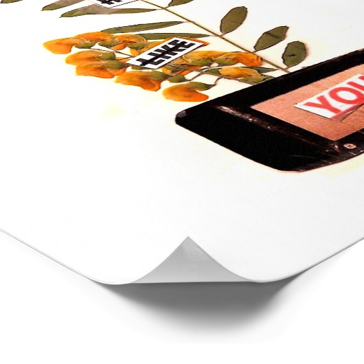 ICH BIN NICHT DICH POSTER (Ecke)