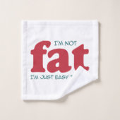 Ich bin nicht dick badhandtuch set (Waschlappen)