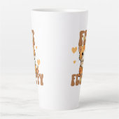 Ich bin nicht dick, ich bin fluffig milchtasse (Vorderseite)