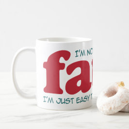 Ich bin nicht dick kaffeetasse