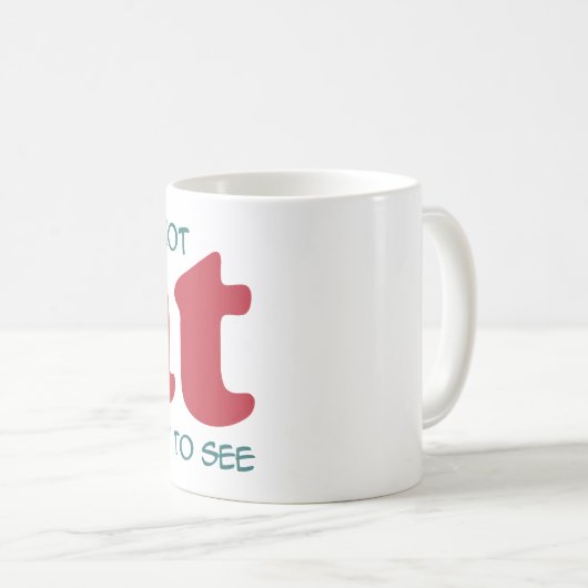 Ich bin nicht dick kaffeetasse (VorderseiteRechts)