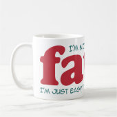 Ich bin nicht dick kaffeetasse (Links)