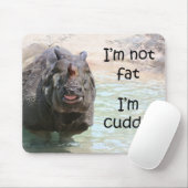 Ich bin nicht dick mousepad (Mit Mouse)