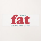 Ich bin nicht dick yogamatte (Vorderseite (Horizontal))