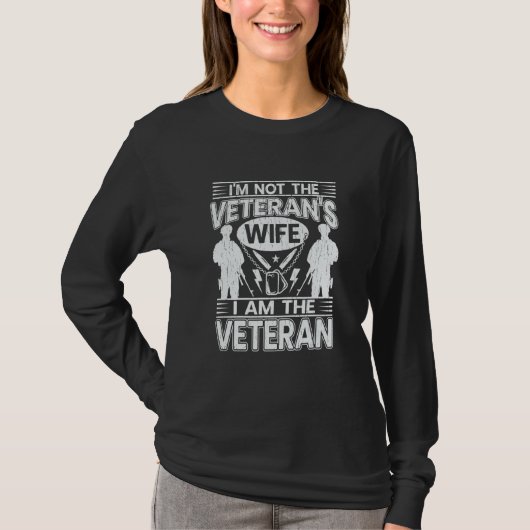 Ich bin nicht die Ehefrau des Veteranen, ich bin d T-Shirt (Vorderseite)