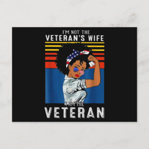 Ich bin nicht die Frau des Veteranen, ich bin der  Postkarte