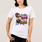 Ich bin nicht dramatisch Tri-Blend shirt (Vorderseite)