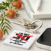 Ich bin nicht dreißig schlüsselanhänger (Vorderseite rechts)