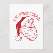 Ich bin nicht echt postkarte (Vorderseite)