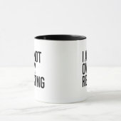 ICH BIN NICHT EIERSTOCK-REAGIEREN - TASSE (Zentrum)