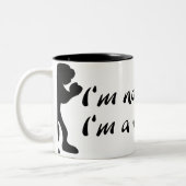 Ich bin nicht ein Betrüger Zweifarbige Tasse (Links)