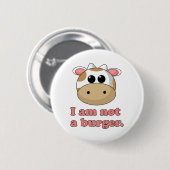 Ich bin nicht ein Burger Button (Vorne & Hinten)