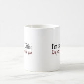 Ich bin nicht ein Elitärer Kaffeetasse (Mittel)