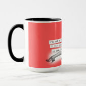 Ich bin nicht ein heißes Verwirrungs-Spieleins Tasse (Links)