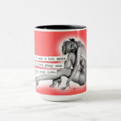 Ich bin nicht ein heißes Verwirrungs-Spieleins Tasse (Zentrum)