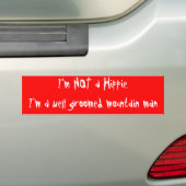 Ich bin NICHT ein Hippie. Autoaufkleber (Auf Auto)