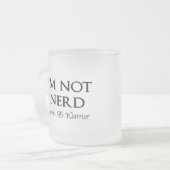 Ich bin nicht ein Nerd, ich bin ein Niveau 85 Mattglastasse (Vorderseite Links)