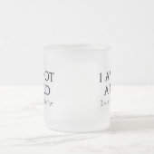 Ich bin nicht ein Nerd, ich bin ein Niveau 85 Mattglastasse (Mittel)