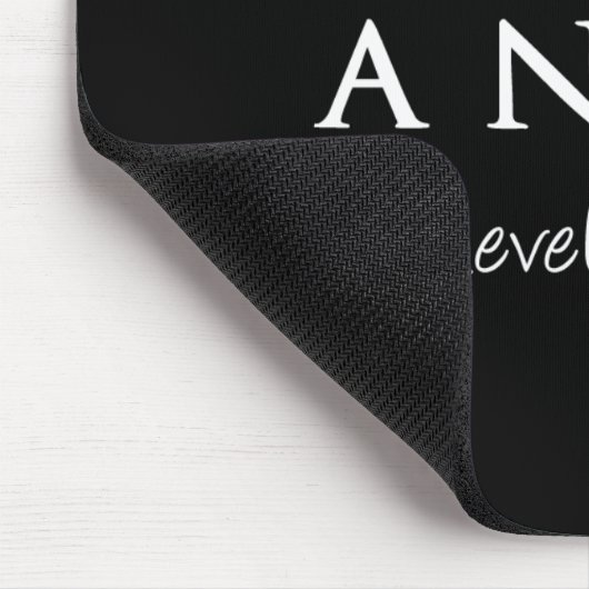 Ich bin nicht ein Nerd, ich bin ein Niveau 85 Mousepad (Ecke)