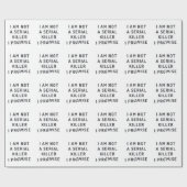 Ich bin nicht ein Serienmörder, verspreche ich Geschenkpapier (Flach)