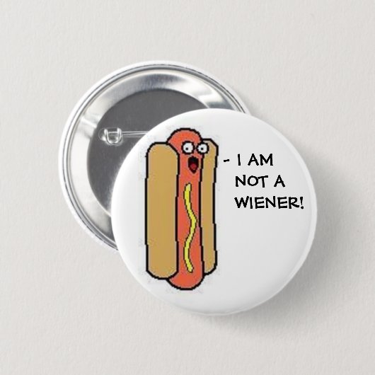 ICH BIN NICHT EINE DACKEL! BUTTON (Vorne & Hinten)