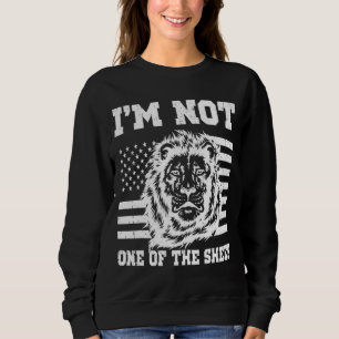 Ich bin nicht eine der Fahnen der amerikanischen F Sweatshirt