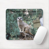 "Ich bin nicht eine Maus " Mousepad (Mit Mouse)