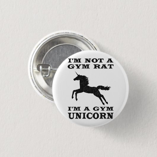 Ich bin nicht eine Turnhallen-Ratte, die ich ein Button (Vorne & Hinten)