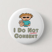 Ich bin nicht einverstanden button (Vorderseite)