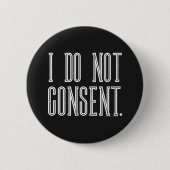 Ich bin nicht einverstanden button (Vorderseite)