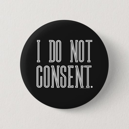 Ich bin nicht einverstanden button (Vorderseite)