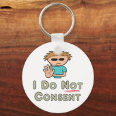Ich bin nicht einverstanden schlüsselanhänger (Vorderseite)