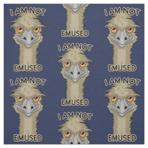 Ich bin nicht Emused lustiges Emu-Wortspiel Stoff