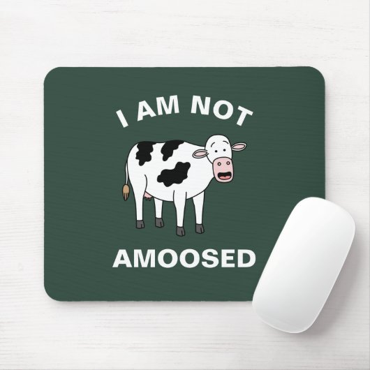 Ich bin nicht erstaunt Funny Farm Animal Cow Pub Mousepad (Mit Mouse)