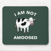 Ich bin nicht erstaunt Funny Farm Animal Cow Pub Mousepad (Vorne)
