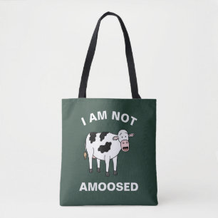 Ich bin nicht erstaunt Funny Farm Animal Cow Pub Tasche