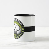 Ich bin NICHT FAT. ICH BIN VOLL WISSEN! Tasse (Zentrum)