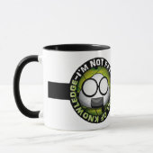 Ich bin NICHT FAT. ICH BIN VOLL WISSEN! Tasse (Links)