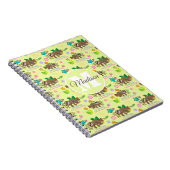 Ich bin nicht faul | Funny Sloth Zitat Muster Name Notizblock (Rechte Seite)