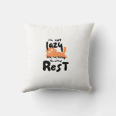 Ich bin nicht faul, ich beherrsche die Kunst der E Kissen (Rückseite)