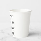 Ich bin nicht faul, ich bin einfach sehr entspannt pappbecher (Links)