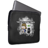 Ich bin nicht faul, ich bin emotional erschöpft - laptopschutzhülle (Vorne Rechts)