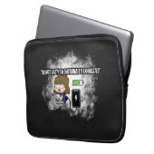 Ich bin nicht faul, ich bin emotional erschöpft -  laptopschutzhülle (Vorderseite Links)