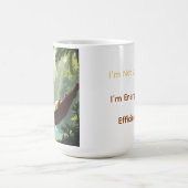 Ich bin nicht faul, ich bin energieeffizient kaffeetasse (Mittel)