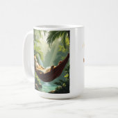 Ich bin nicht faul, ich bin energieeffizient kaffeetasse (Vorderseite Links)