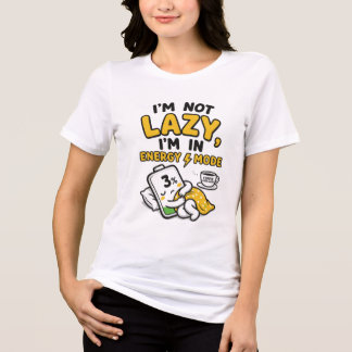 ICH BIN NICHT FAUL, ICH BIN IM ENERGIESPARMODUS Tri-Blend SHIRT