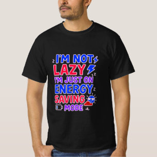 Ich bin nicht faul, ich bin nur auf dem Rett-Mode- T-Shirt