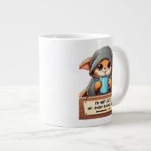 Ich bin nicht faul Jumbo-Tasse (Vorderseite Rechts)