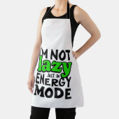 Ich bin nicht faul, nur im Rett-Modus Schürze (InSitu)